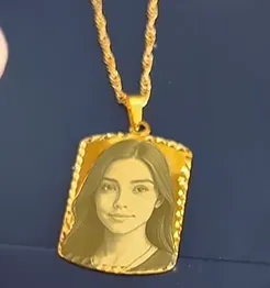 سنسال الصورة شكل مربع (40  سم,  (مجاني) علبة هدايا )