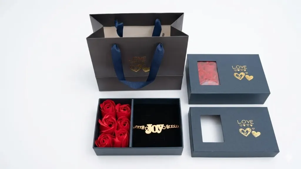 A red rose box